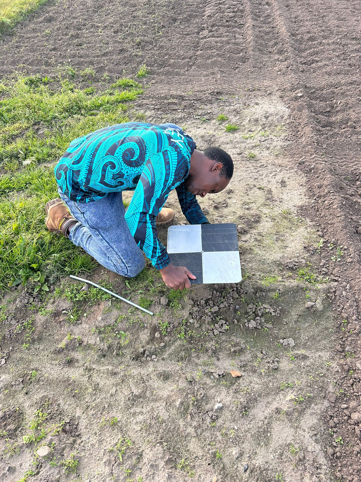 Ground control points installation