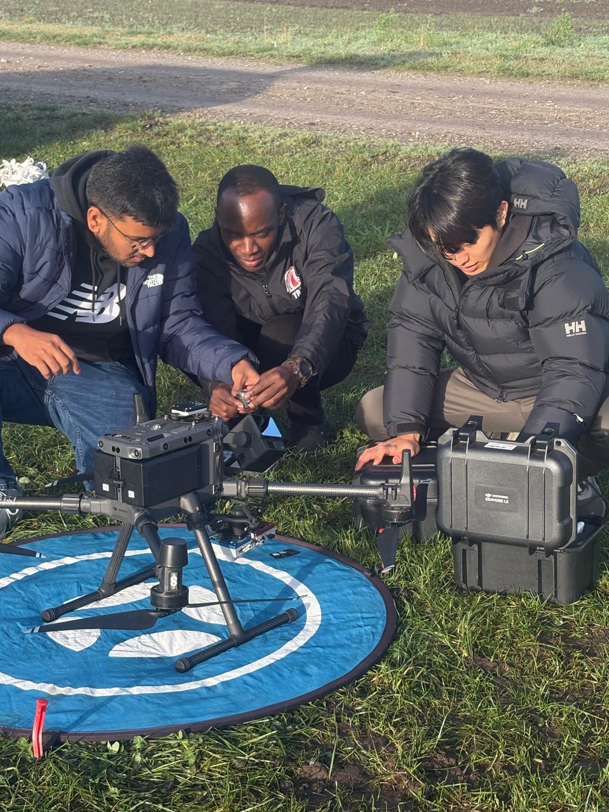 Preparing drone flight