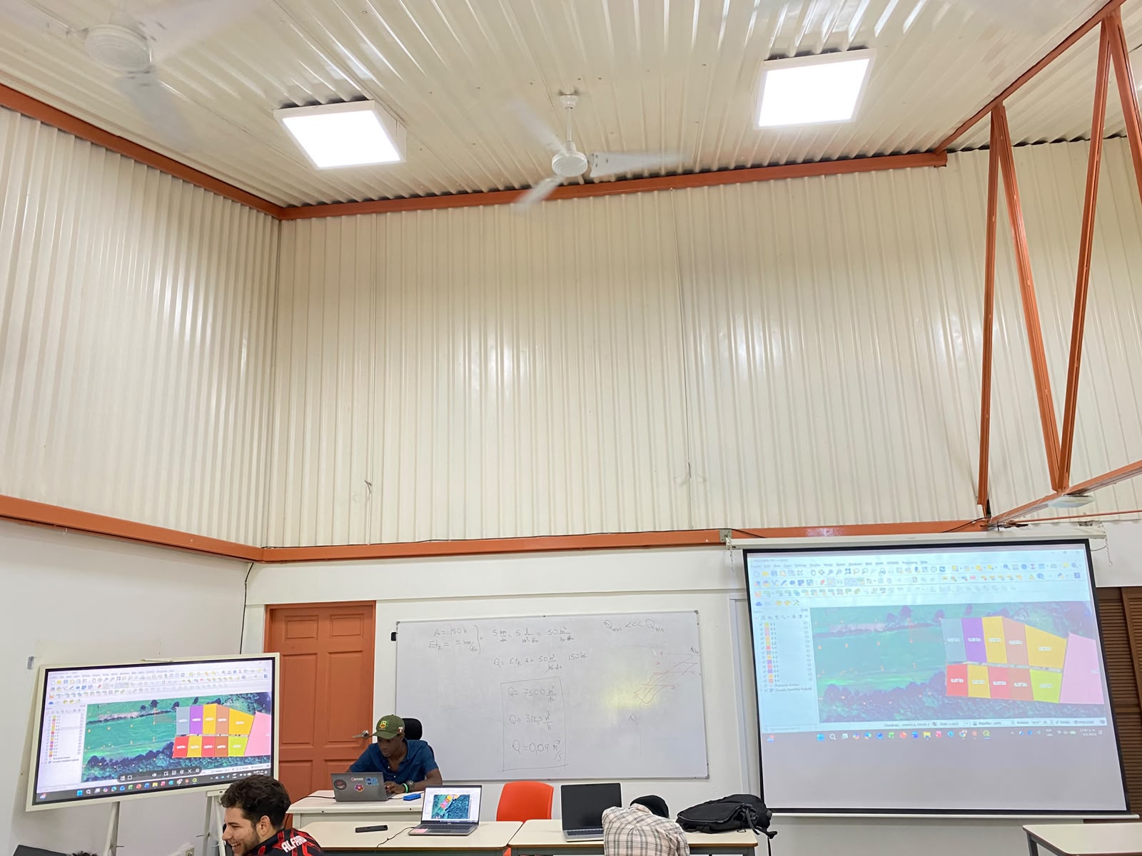 GIS and topography classroom session