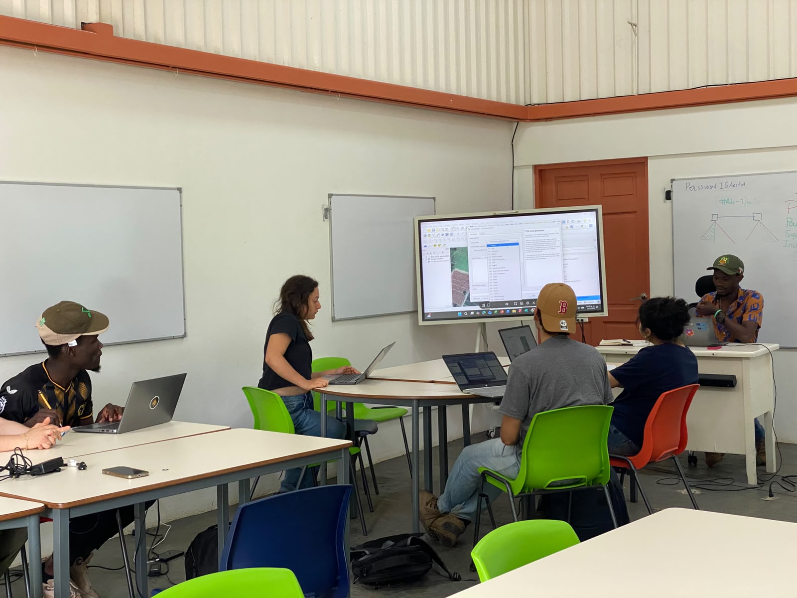 Topography class in session