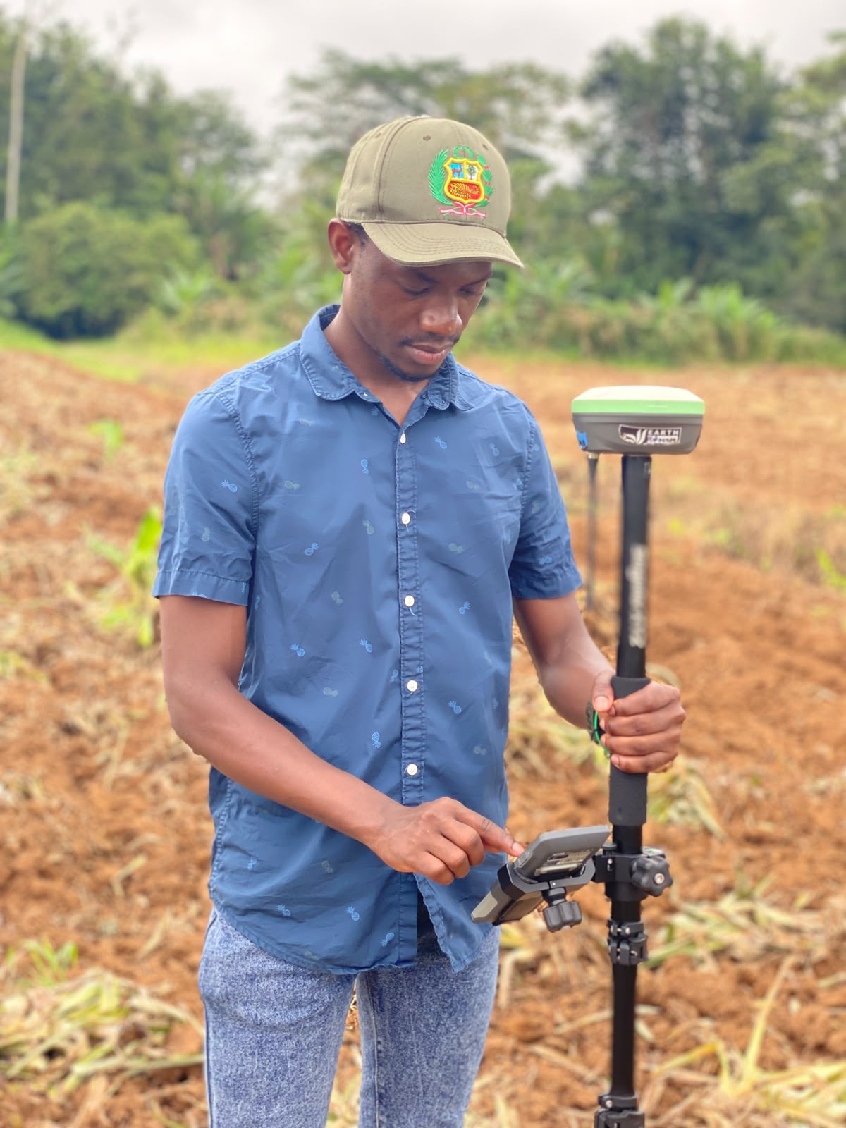 RTK survey in the field