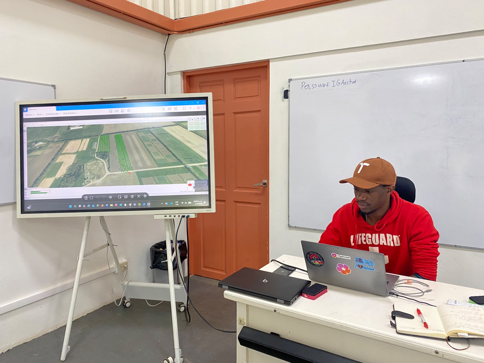 Drone map review session